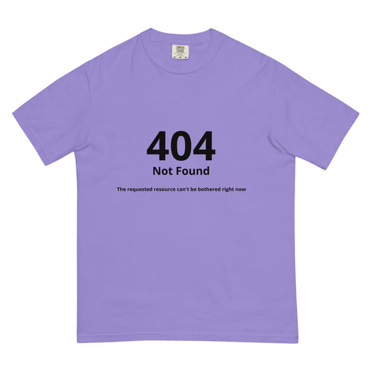 Unisex violet garment-dyed heavyweight T-shirt by wayward.biz, front view showing soft fabric and casual style.