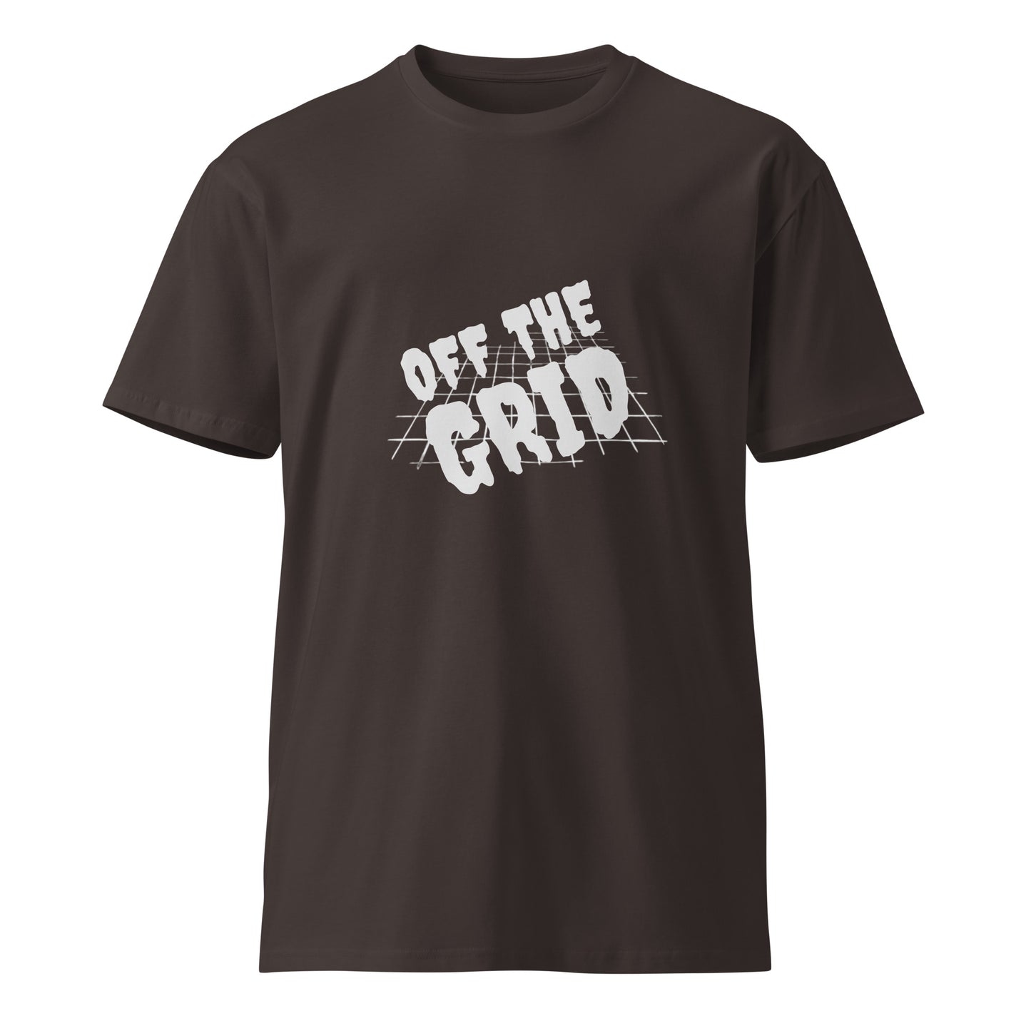 Unisex premium T-shirt by Wayward.biz featuring a coal-colored fabric with a front design, casual and comfortable fit.