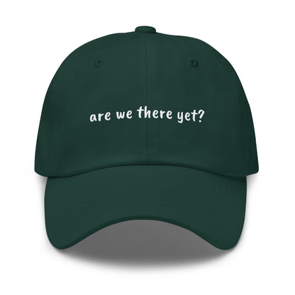 Classic spruce dad hat by wayward.biz featuring a front design, perfect for casual wear and outdoor activities.