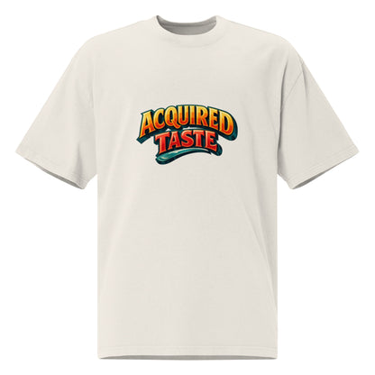 Men's oversized faded T-shirt in faded bone color by wayward.biz, showcasing a relaxed fit and vintage-style design.