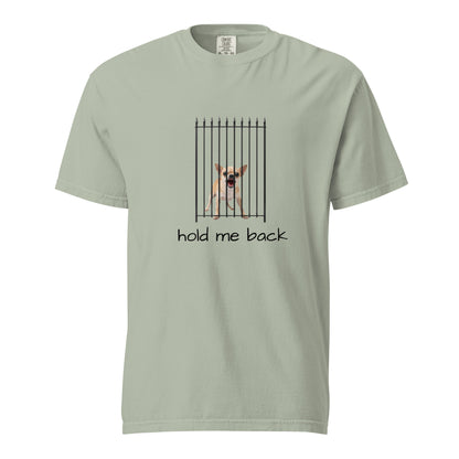 Unisex garment-dyed heavyweight T-shirt from Wayward.biz featuring a relaxed fit and a bay front design.