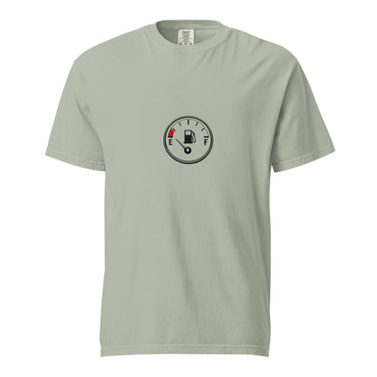 Unisex garment-dyed heavyweight T-shirt from Wayward.biz, featuring a relaxed fit and durable fabric in a stylish bay color.