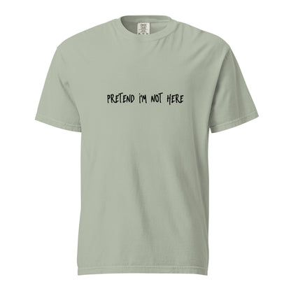 Unisex garment-dyed heavyweight T-shirt by wayward.biz featuring a Bay front design and casual fit.