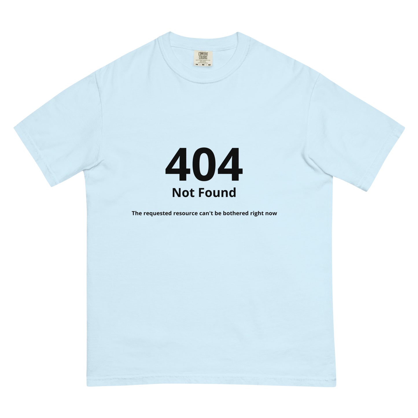 Unisex garment-dyed heavyweight chambray T-shirt by wayward.biz, front view showing soft fabric and classic fit.