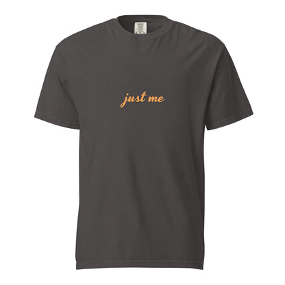 Unisex Graphite Wayward.biz heavyweight garment-dyed T-shirt with front design, casual fit, and soft, durable fabric.