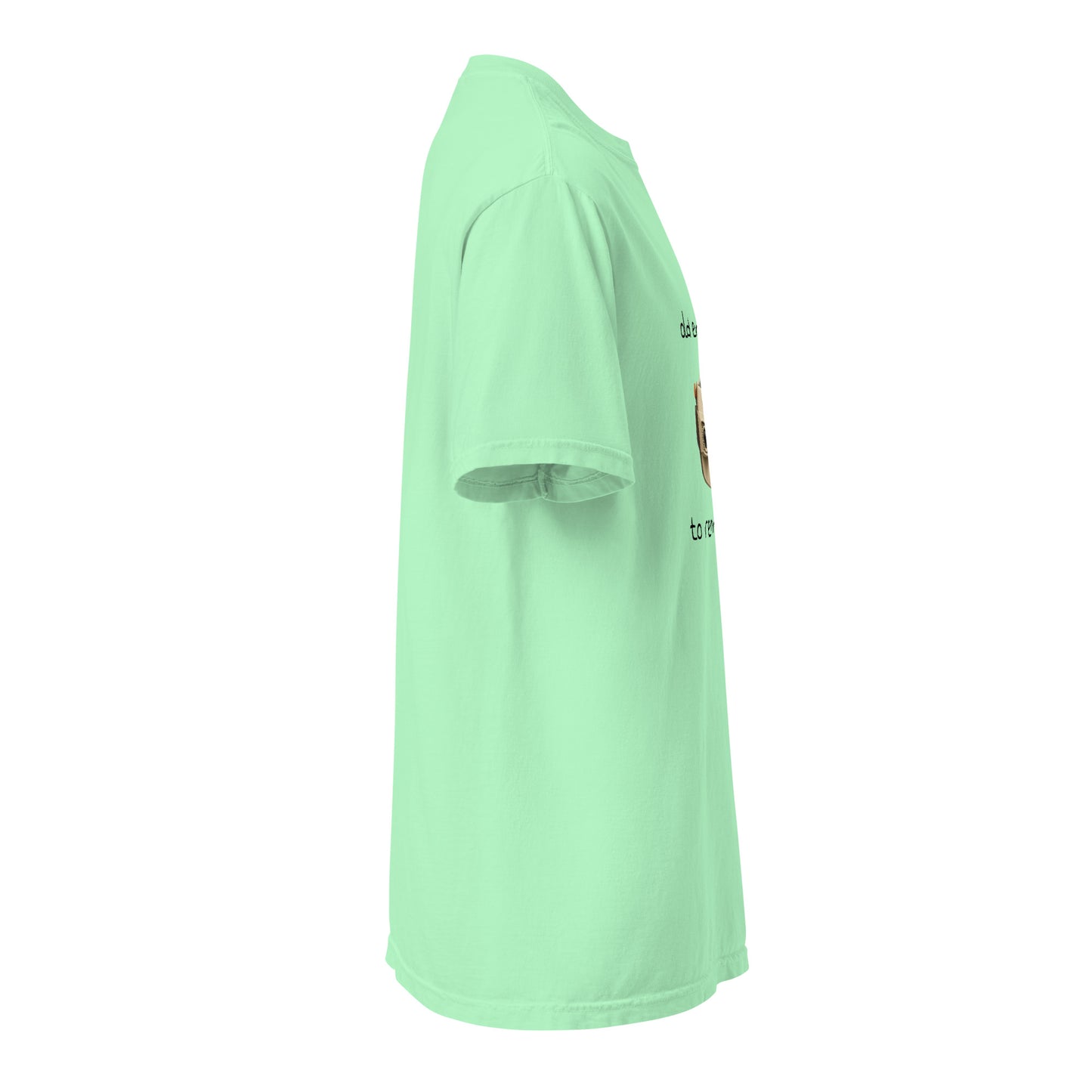 Unisex garment-dyed heavyweight View-Master T-shirt from wayward.biz, featuring island reef design in natural fabric.