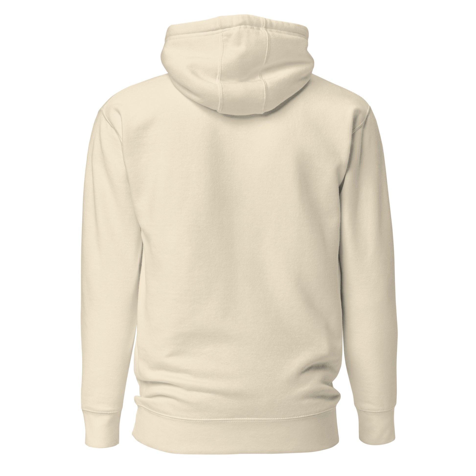 Unisex NADA hoodie by wayward.biz in bone color, premium pullover style with a relaxed fit and soft fabric.