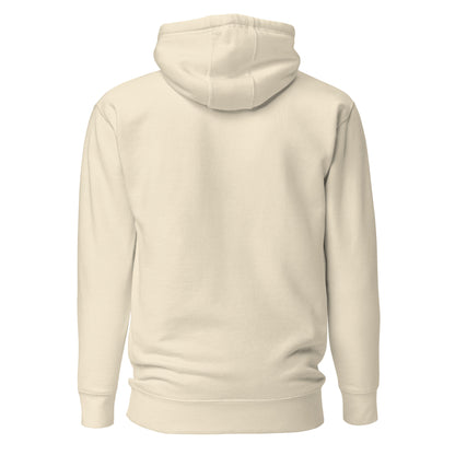 Unisex NADA hoodie by wayward.biz in bone color, premium pullover style with a relaxed fit and soft fabric.