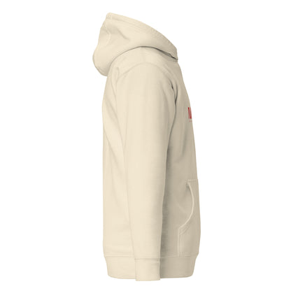 Unisex NADA hoodie by wayward.biz in bone color, premium pullover design with a comfortable fit and casual style.