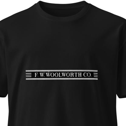 Unisex black premium T-shirt by wayward.biz with a simple front design, made from soft, high-quality fabric.