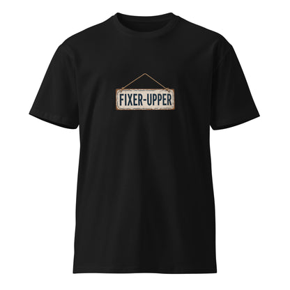 Unisex black premium T-shirt from wayward.biz with a simple front design, casual and comfortable for everyday wear.
