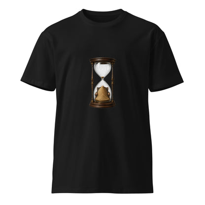 Black unisex premium T-shirt from wayward.biz featuring a front design, made from soft, high-quality fabric for comfortable wear.