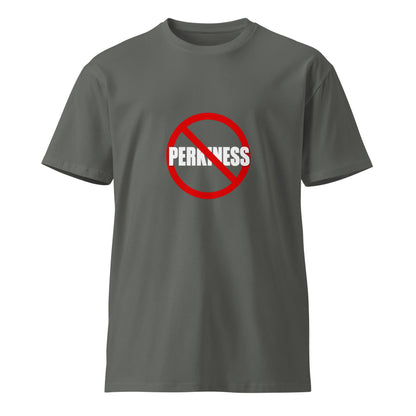 Charcoal unisex premium T-shirt from wayward.biz, front view showing soft fabric and classic fit.