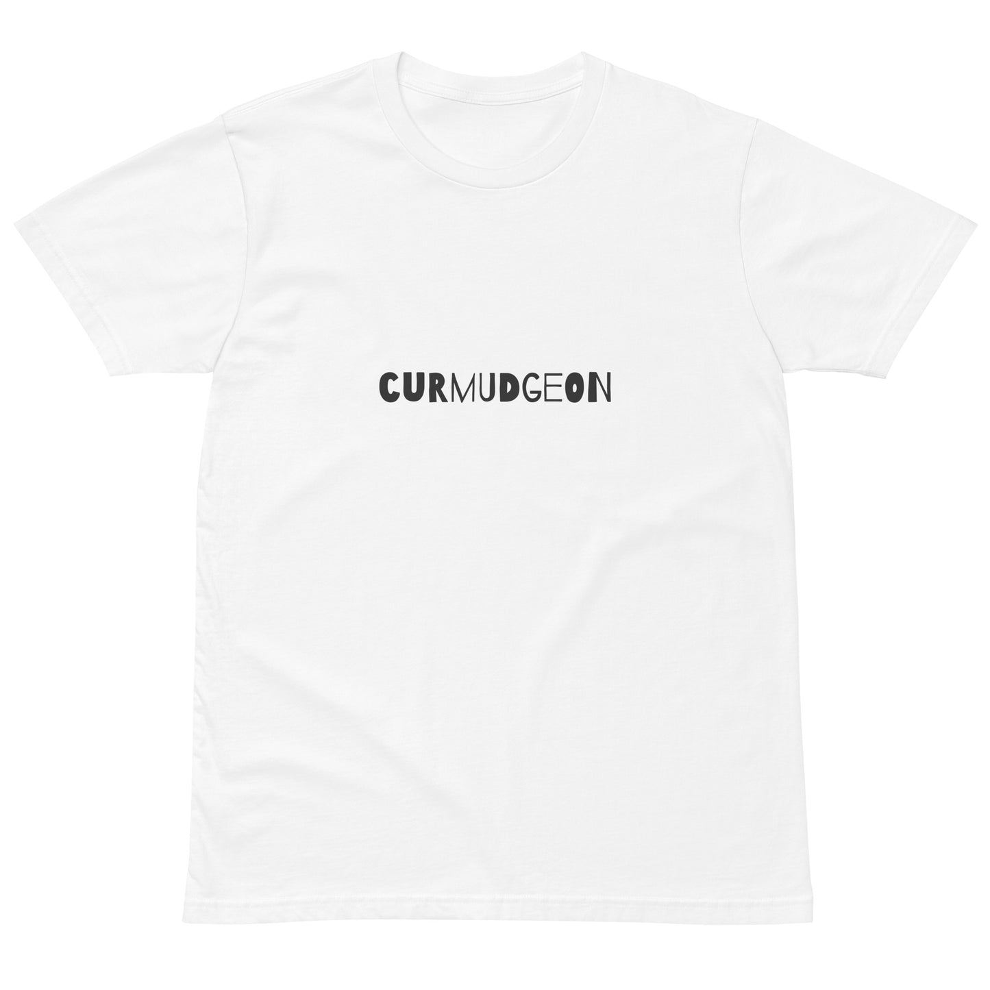 Unisex white premium T-shirt by Wayward.biz featuring a casual fit and simple design, displayed front view.