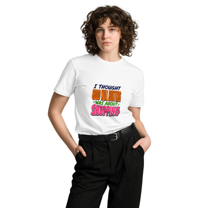 Unisex white premium T-shirt featuring a graphic inspired by Good Will Hunting, by wayward.biz, front view.
